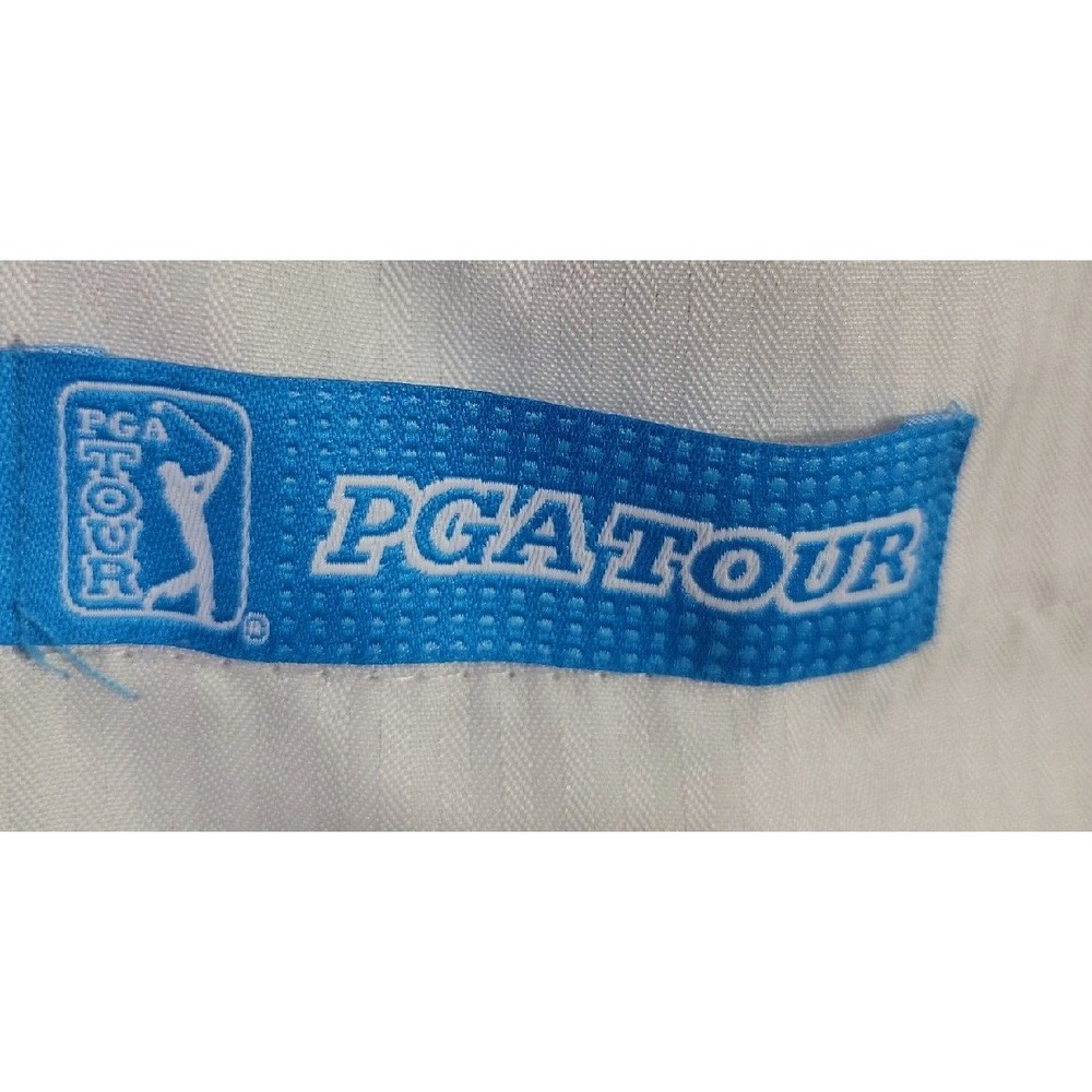 PGA Tour Golf Shorts Plaid Performance Classic Fit Activewear Beige Tan Mens 34 - Picture 4 of 10
